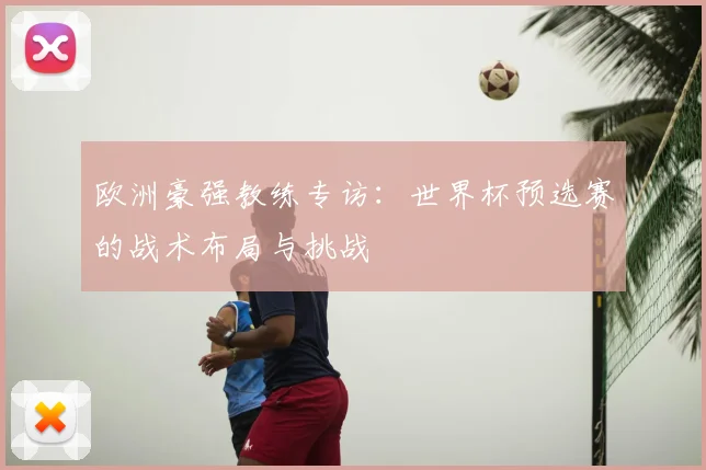 欧洲豪强教练专访：世界杯预选赛的战术布局与挑战